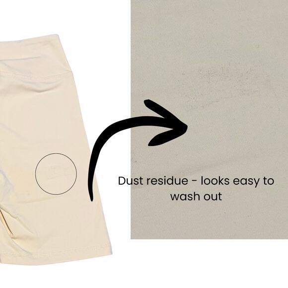 MATE the Label Organic Stretch Biker Short Bone M NWOT $68 - Picture 3 of 4